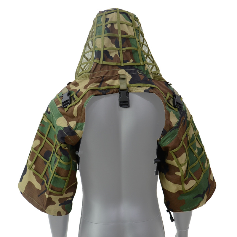 Tactical Sniper Ghillie Suit Hunting Hood Colors Army Green Brown CP Multicam Black Geely Suit