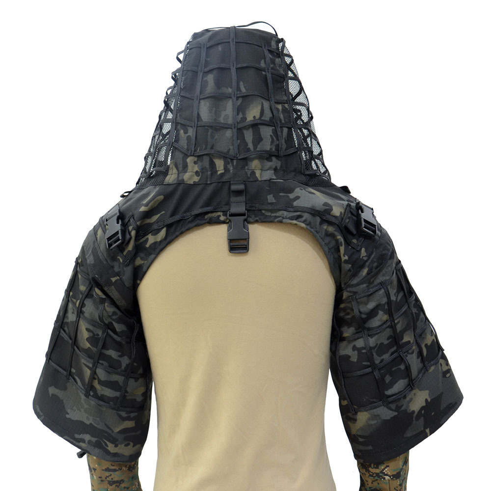 Tactical Sniper Ghillie Suit Hunting Hood Colors Army Green Brown CP Multicam Black Geely Suit