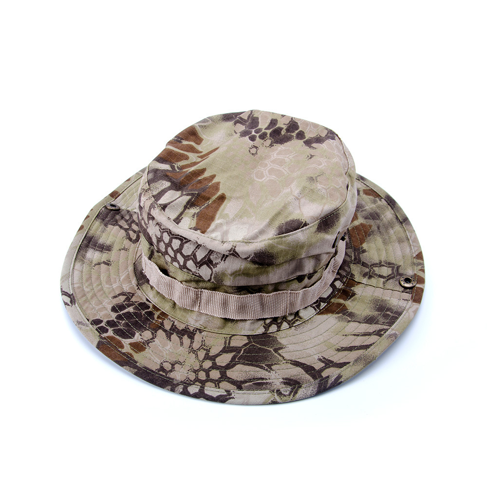 Unisex Ruins Field Special New Round Hat With Camouflage Sports Cap A White Fisherman's Hat Military Style Caps