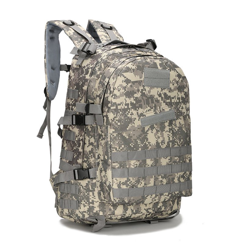 Waterproof Tactics for Survival Backpack 3 Layers Backpack Double Shoulder Camouflage for Mountaineering