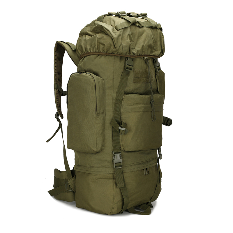 65L Multicam Unisex Large Capacity Mountaineering Bag High quality Outdoor Backpack Travel Hiking Camping Tactical Bags
