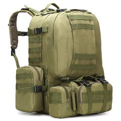 50L Camo Military Bag Men Tactical Backpack Molle Military Army Bug Out Bag Waterproof Camping Hunting Backpack Trekking Hiking