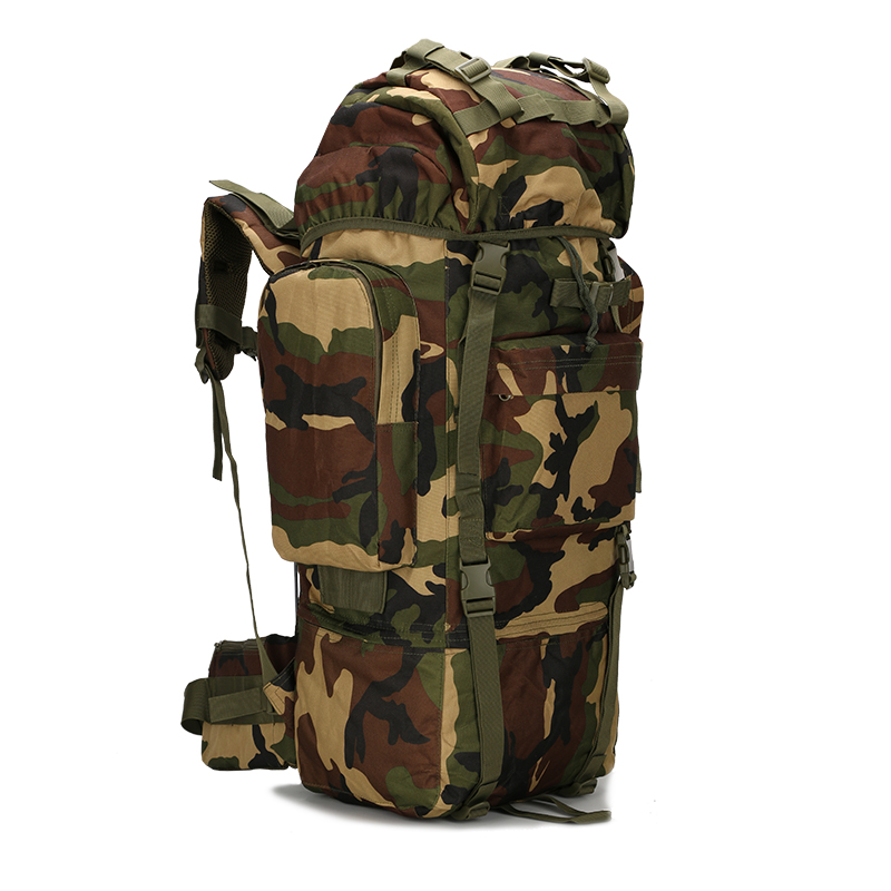 65L Multicam Unisex Large Capacity Mountaineering Bag High quality Outdoor Backpack Travel Hiking Camping Tactical Bags