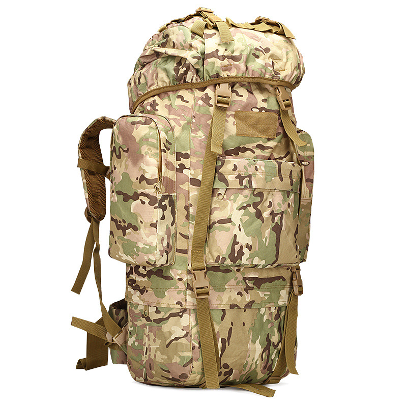 65L Multicam Unisex Large Capacity Mountaineering Bag High quality Outdoor Backpack Travel Hiking Camping Tactical Bags