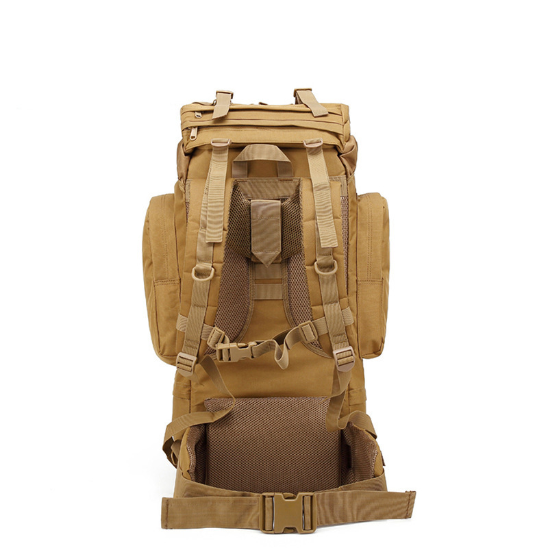 Large Military Bag Canvas Backpack Tactical Bags Camping Hiking Rucksack Army Mochila Tactical Travel Molle Men Outdoor Backpack
