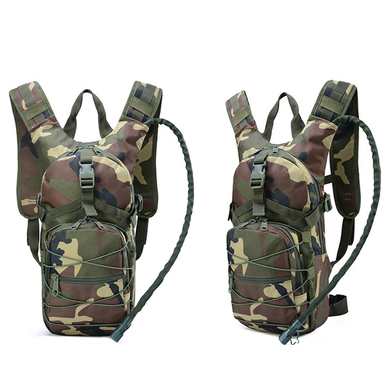 Outdoor Riding Bag Camouflage Waterproof Oxford Cloth Tactical Water Bag Backpack