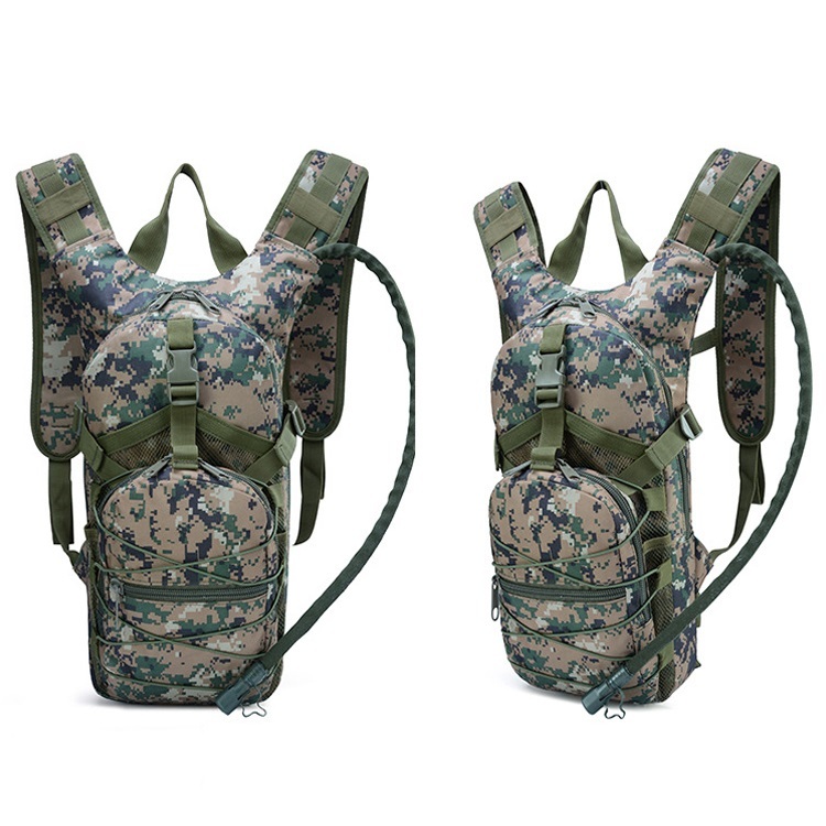 Outdoor Riding Bag Camouflage Waterproof Oxford Cloth Tactical Water Bag Backpack