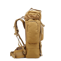 Large Military Bag Canvas Backpack Tactical Bags Camping Hiking Rucksack Army Mochila Tactical Travel Molle Men Outdoor Backpack