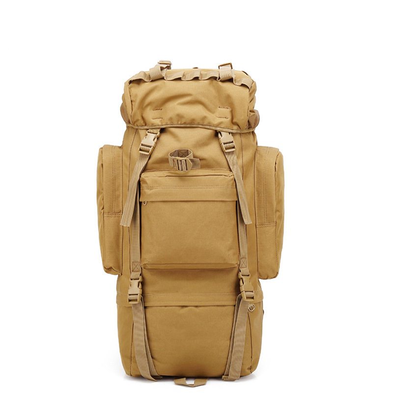 Large Military Bag Canvas Backpack Tactical Bags Camping Hiking Rucksack Army Mochila Tactical Travel Molle Men Outdoor Backpack