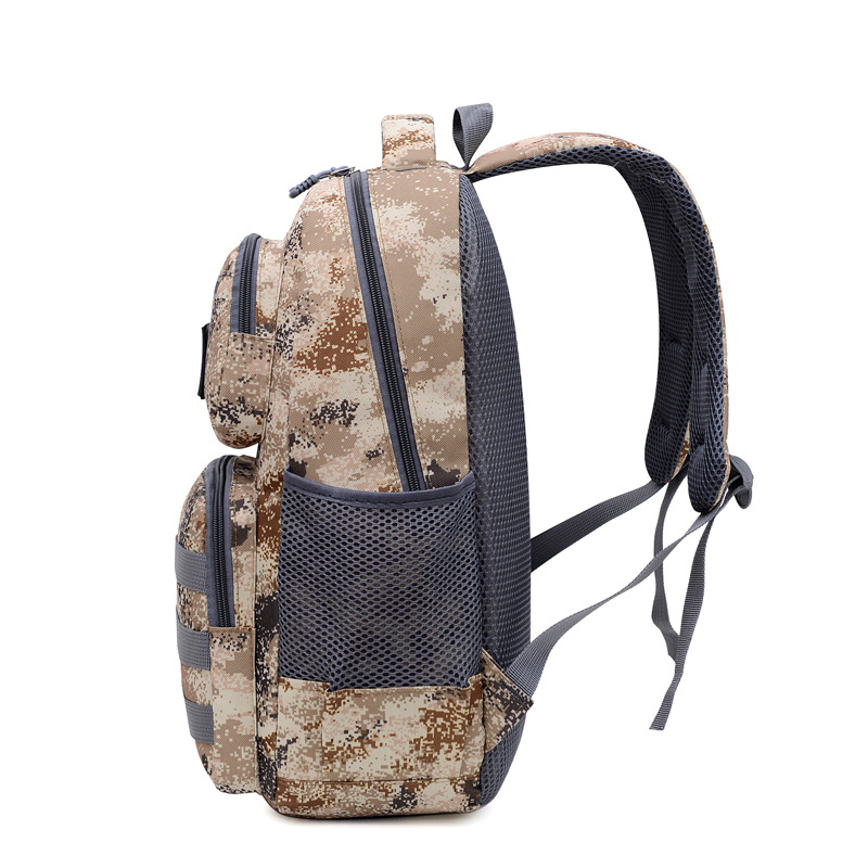 Outdoor sports custom men eating chicken laptop bags hunting military backpack