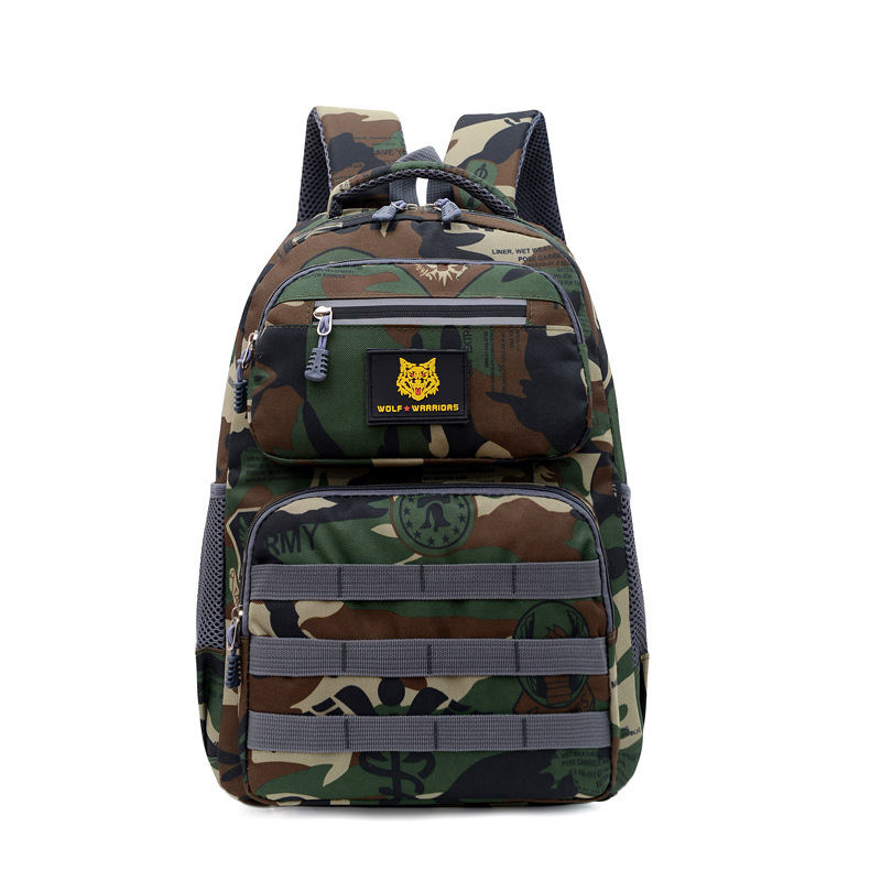Outdoor sports custom men eating chicken laptop bags hunting military backpack
