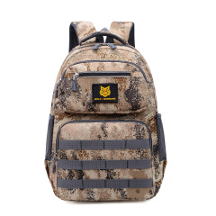 Outdoor sports custom men eating chicken laptop bags hunting military backpack