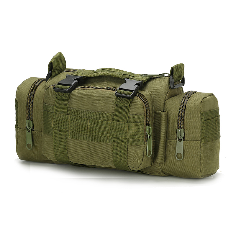 Custom Waterproof Water Bottle Camera Hiking Travel Sport Military Running Sling Belt Fanny Pack Waist Bag For Men