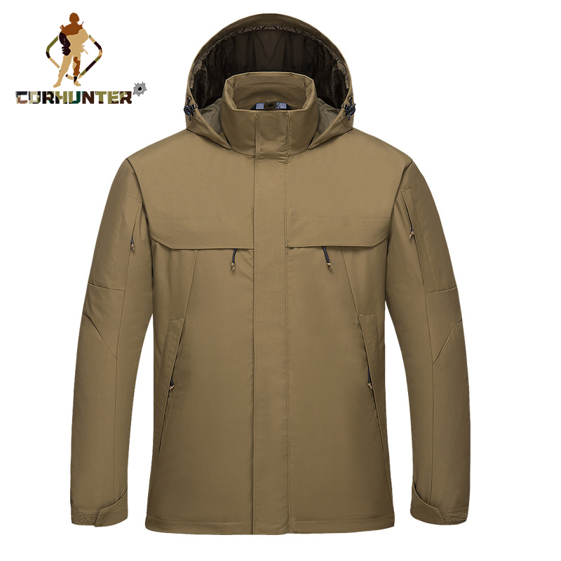 Winter Down Coat Trekking Hiking Tactical Jacket Military Army Mountain Climbing Work Tourism Waterproof Windbreaker