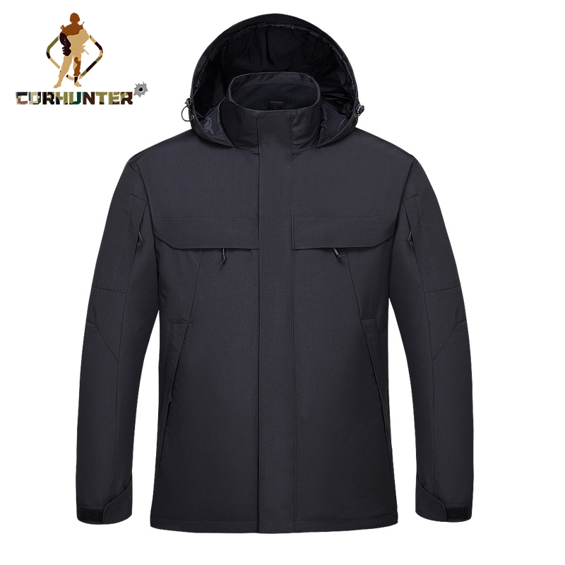 Winter Down Coat Trekking Hiking Tactical Jacket Military Army Mountain Climbing Work Tourism Waterproof Windbreaker