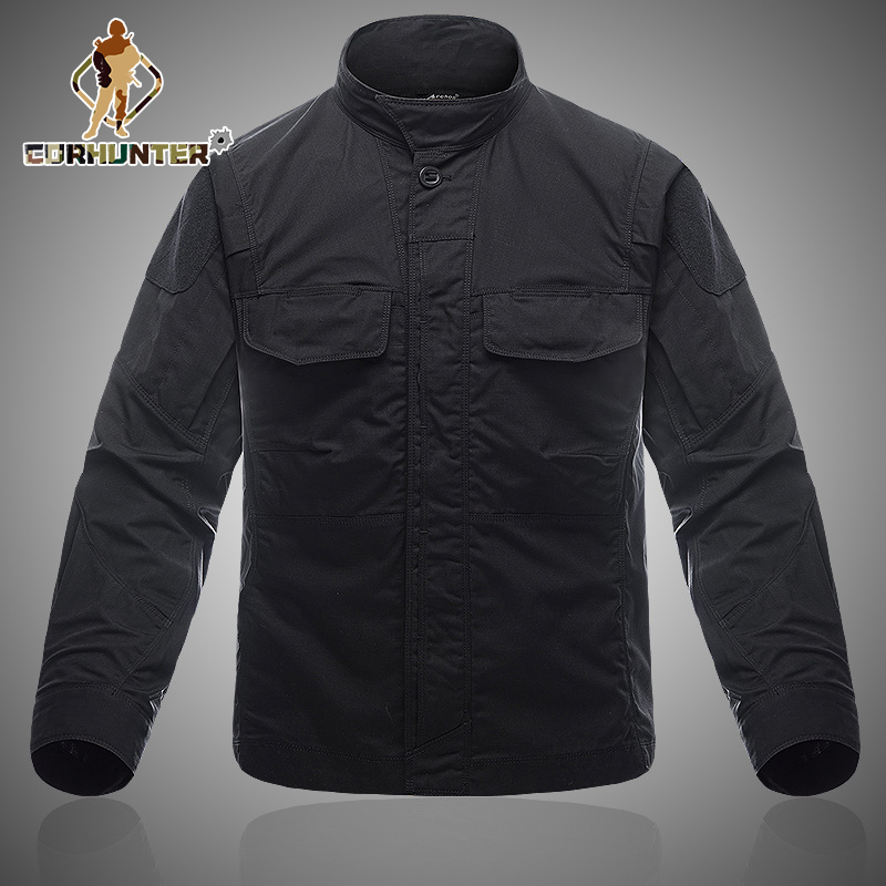 Cotton & Polyester Military Shirt outdoor long-sleeved tactical shirt men's breathable multi-pocket shirt