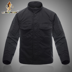 Cotton & Polyester Military Shirt outdoor long-sleeved tactical shirt men's breathable multi-pocket shirt