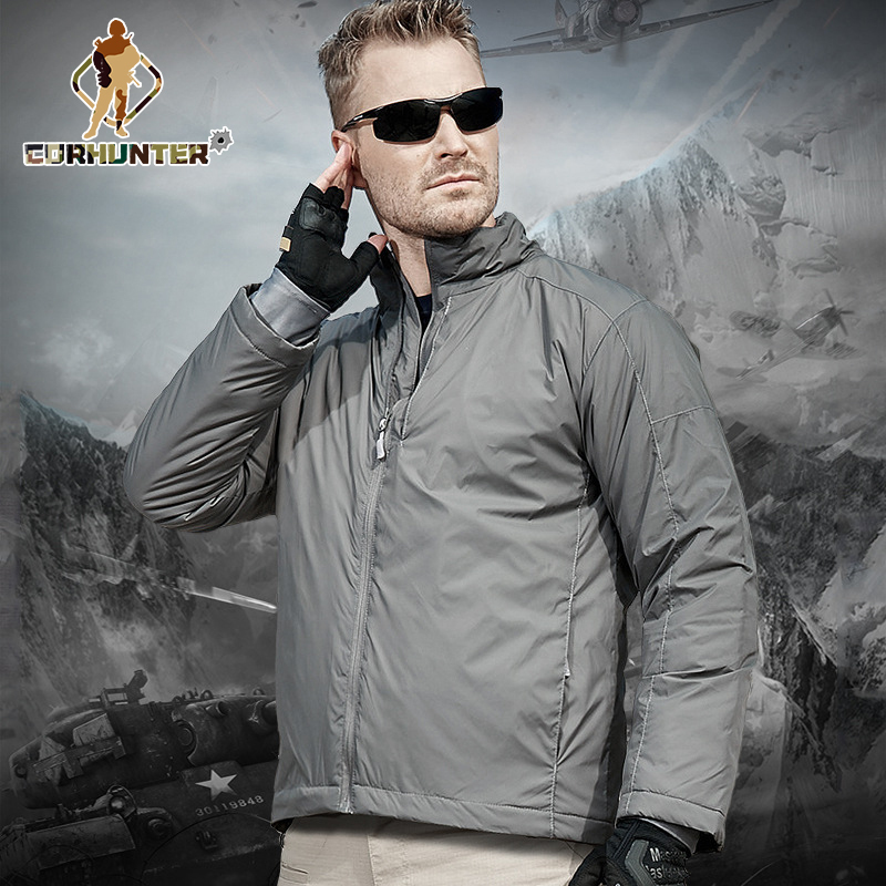 Waterproof Outwear Lightweight Keep Warm Hiking Travel Sports Ripstop Mens Padding Jackets