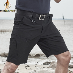 Outdoor Camping Hiking Climbing Men's Shorts Tactical Training Quick-dry Male Army Fans Breathable Pants Fishing Short Trousers