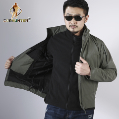 Tactical fleece man's shaker fleece blazer outdoor blazer inner autumn/winter padded hoodie