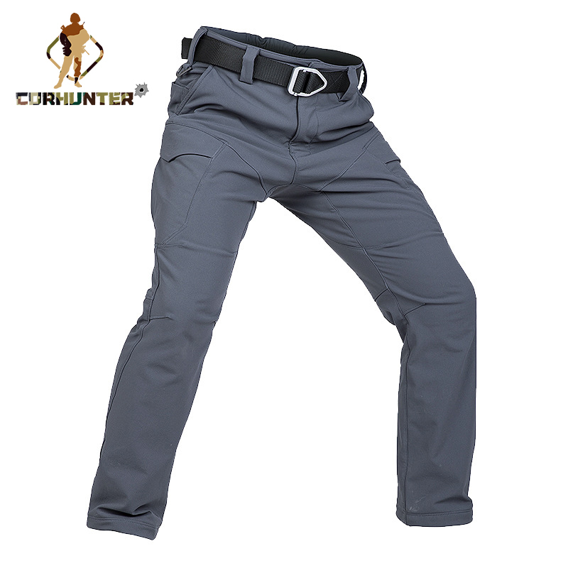 Autumn and winter high quality casual business trousers stretch men's casual pants thick section wholesale stock