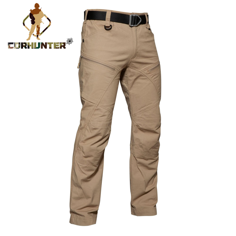 2021 Men's Rib Stop Waterproof Military Tactical Pants Trousers Army Fans Combat Pant Hiking Hunting Worker Cargo Pant