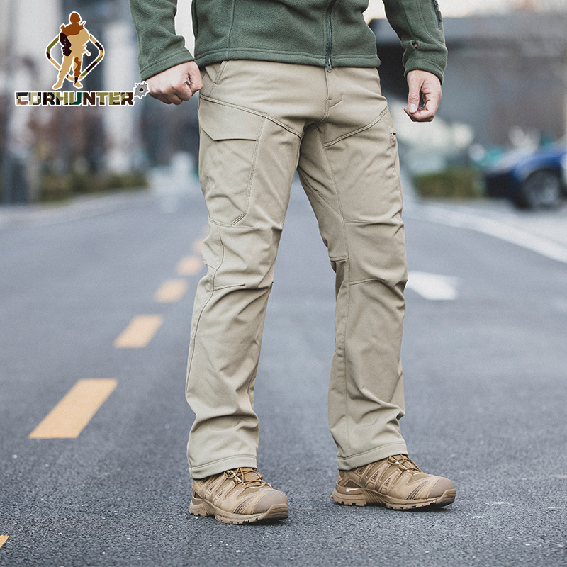 Autumn and winter high quality casual business trousers stretch men's casual pants thick section wholesale stock