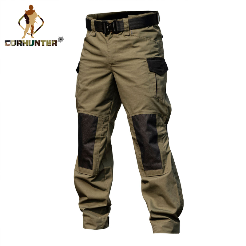 Fashionable Rip-stop Tactical Combat Cargo Pants Soft Hand Leisure Outdoor CS War Game Airsoft Men's Pants