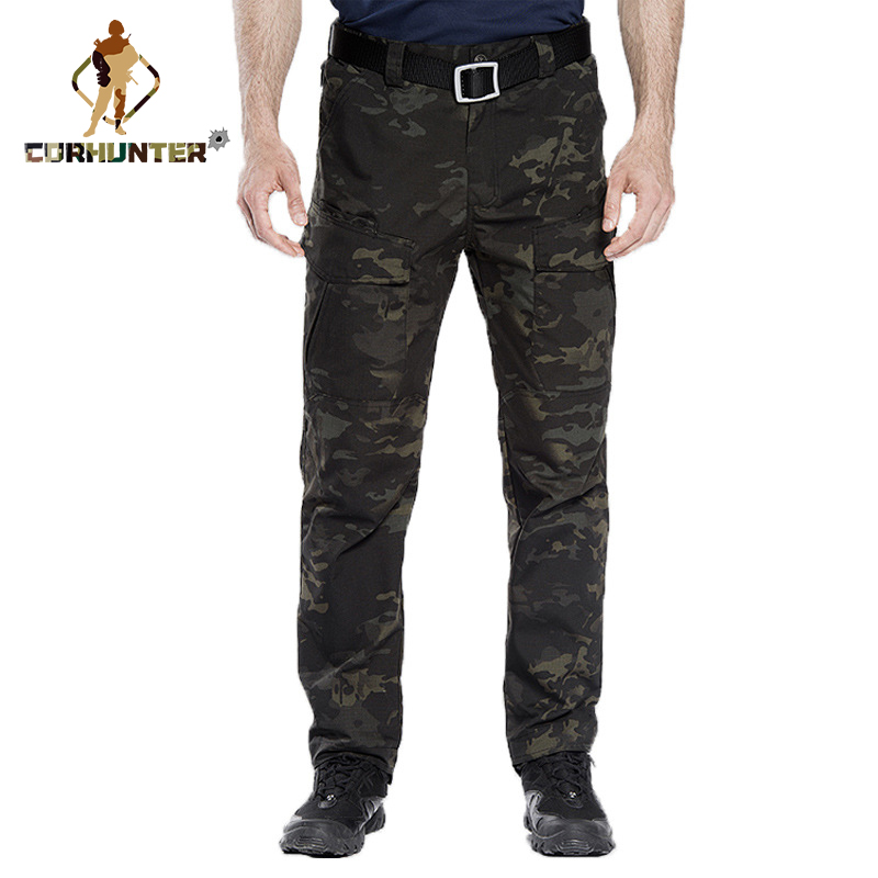 Tactical Pants Lightning Instructor Tactical Outdoor Overalls Military Special Forces Elastic Waterproof Cargo Trousers