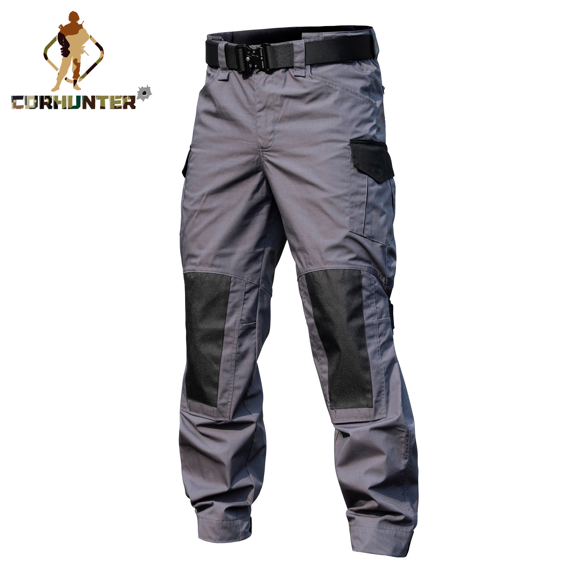 Fashionable Rip-stop Tactical Combat Cargo Pants Soft Hand Leisure Outdoor CS War Game Airsoft Men's Pants