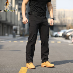 Outdoor sports cargo pants four stretch pants men sports tactical pants mountaineering pants