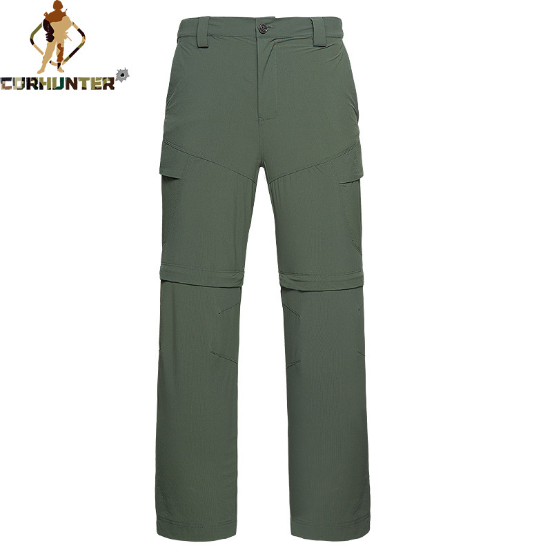 Archon spring summer double speed dry tactical shorts detachable dual purpose commuter pants outdoor mountaineering long pants