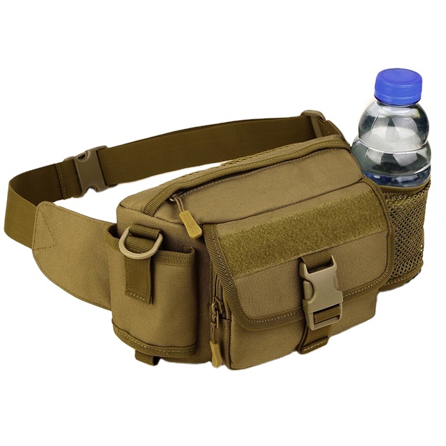 Multi functional Waist Pack Military Single Shoulder Hip Belt Bag Fanny Packs Water Resistant Waist Bag Pouch