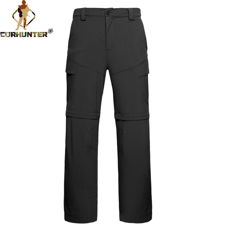 Archon spring summer double speed dry tactical shorts detachable dual purpose commuter pants outdoor mountaineering long pants