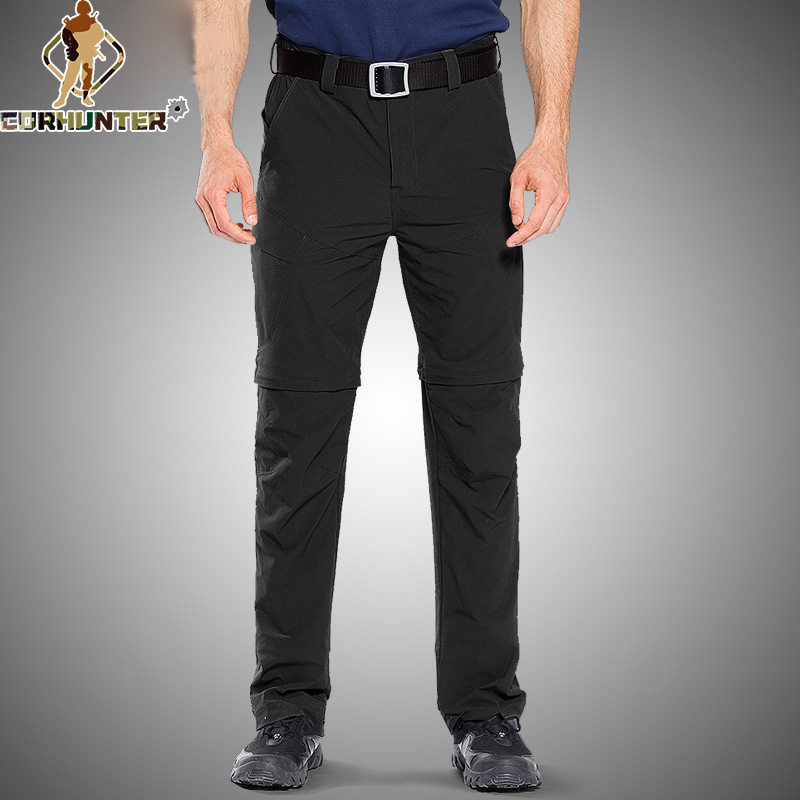 Archon spring summer double speed dry tactical shorts detachable dual purpose commuter pants outdoor mountaineering long pants