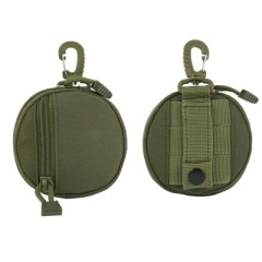 2020 Mini Outdoor Tactical Small Round Key Case Pouch Headset U Disk Storage Accessory Bag