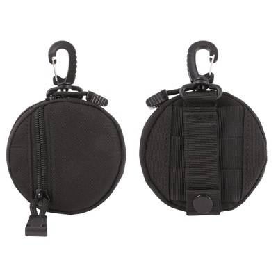 2020 Mini Outdoor Tactical Small Round Key Case Pouch Headset U Disk Storage Accessory Bag