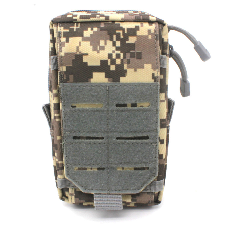 Tactical Laser cutting Molle EDC Pouch Small Medical Belt Waist Pack Mobile Phone Holder for Outdoor Camping Hiking