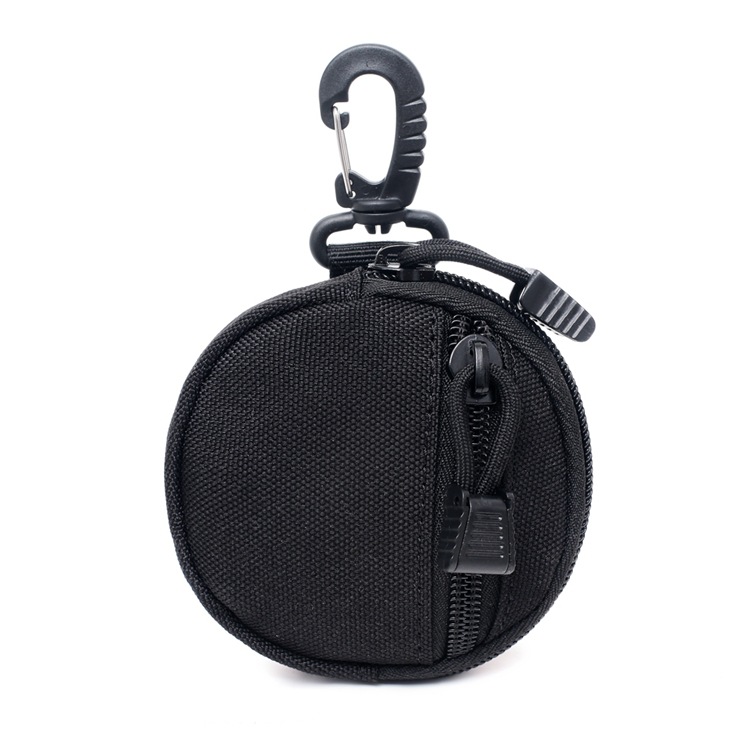 2020 Mini Outdoor Tactical Small Round Key Case Pouch Headset U Disk Storage Accessory Bag