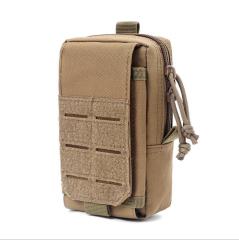 Tactical Laser cutting Molle EDC Pouch Small Medical Belt Waist Pack Mobile Phone Holder for Outdoor Camping Hiking