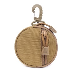 2020 Mini Outdoor Tactical Small Round Key Case Pouch Headset U Disk Storage Accessory Bag