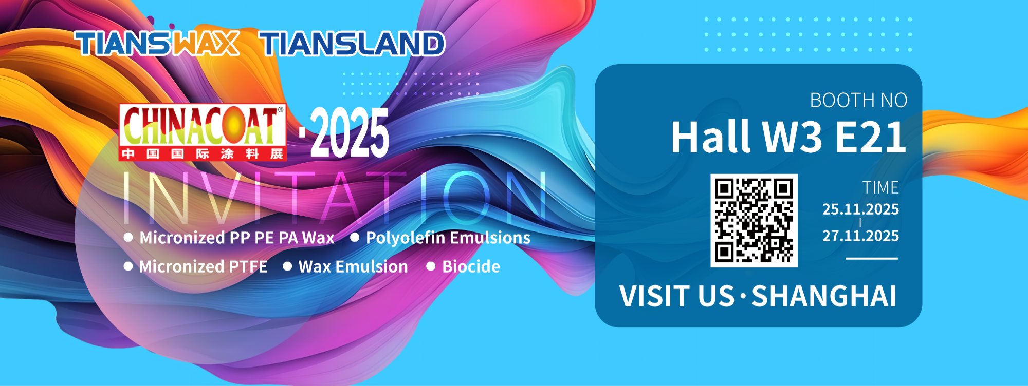 TIANSWAX Visit You To CHINACOAT 2025