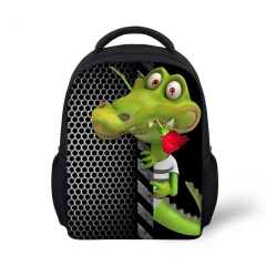 Zaini per bambini con motivo animale personalizzato cartone animato flog vivido animale faccia gatti cani Mini zaino hildren moda per bambini dalla Cina