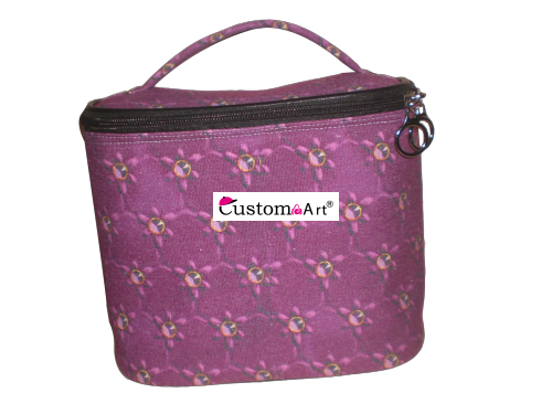 Borsa tote stampata digitale Borsa per il trucco Borsa per cosmetici Borsa multiuso con cerniera rosa borse per la rivoluzione del trucco Borsa da viaggio ricamata in tela Vanity bag Borsa da spavalderia con manico superiore tendenze della borsa 2021 Bors