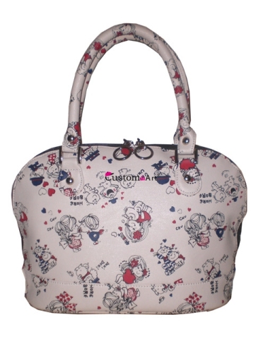 Borsa da donna con stampa digitale Borsa da donna Borsa da donna borse per la spesa armonia portatile di lusso in PU tote carino modello amore fidanzato fidanzata