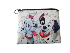 Small Canvas Bags Wholesale customizable fish Clownfish Finding Nemo Famous paintings Digtal Printing cartoon pictures lediTote Bag Clip Coin Bag Coin Purse Ladies Hasp Wallets Dalmatian Lady cat