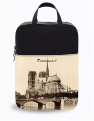 Wholesale Oxfford shoesbags easy to carry Portable Medieval building universe fantasy landscape Customised digtal printing travel bag