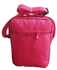 Christmas pet's photos Vivid red cute children wallet easy to carry polyester shoulder bag Contrasting colors
