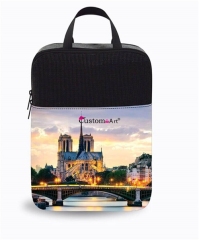 Wholesale Oxfford shoesbags easy to carry Portable Medieval building universe fantasy landscape Customised digtal printing travel bag