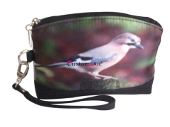 Wholesale Clear vivid animals birds snails Portable canvas totes Personalised Canvas Bags with Digtal Printing Cotton Bag Canvas tote bag 100 Cotton Tote Bags COSMETIC BAG wallet